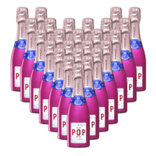 Moet Imperial Rosé Champagne 187ml Mini Bottles - Case of 24