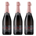 Buy & Send Chapel Down Rose English Sparkling Wine 75cl Treble Bottle Set (3x75cl)
