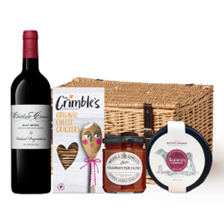 Buy & Send Chateau Cissac Cru Bourgeois Red Wine 75cl And Cheese Hamper
