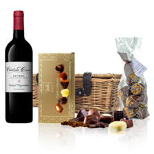 Buy & Send Chateau Cissac Cru Bourgeois Red Wine 75cl And Chocolates Hamper