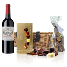 Buy & Send Chateau Grand Peyrou Grand Cru St Emilion 75cl Red Wine And Chocolates Hamper