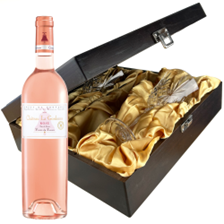 Buy & Send Chateau la Gordonne Verite du Terroir Rose Wine In Luxury Box With Royal Scot Wine Glass