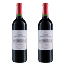 Buy & Send Chateau Tour Haut Vignoble Bordeaux 75cl Red Wine Twin Set