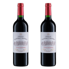 Buy & Send Chateau Tour Haut Vignoble Bordeaux 75cl Red Wine Twin Set