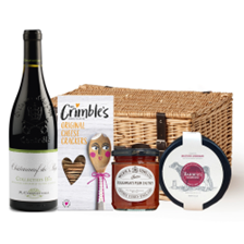 Buy & Send Chateauneuf-du-Pape Collection Bio M.Chapoutier 75cl Red Wine And Cheese Hamper