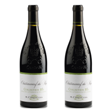 Buy & Send Chateauneuf-du-Pape Collection Bio M.Chapoutier 75cl Red Wine Twin Set