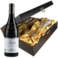 Buy & Send Chateauneuf-du-Pape Facelie Collection Bio M.Chapoutier 75cl Red Wine And Glasses In Luxury Presentation Box