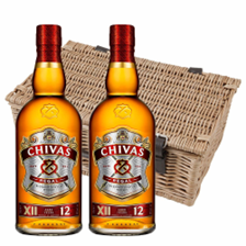 Buy & Send Chivas Regal 12 Blended Scotch Whisky 70cl Twin Hamper (2x70cl)