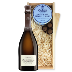 Buy & Send Clos Lanson 2006 Vintage Champagne 75cl And Dark Caramel Sea Salt Charbonnel Chocolates Box