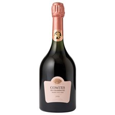 Buy & Send Taittinger Comtes de Champagne Rose 2008 Prestige Cuvee 75cl