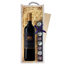 Buy & Send Cordon Cut Shiraz 75cl Red Wine & Truffles, Wooden Box