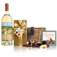 Buy & Send Cote Mas Blanc Sauvignon Vermentino 75cl White Wine And Chocolates Hamper
