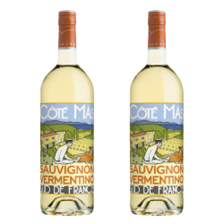 Buy & Send Cote Mas Blanc Sauvignon Vermentino 75cl White Wine Twin Set