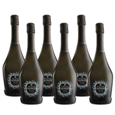 Buy & Send Crate of 6 Drusian Valdobbiadene Prosecco Superiore D.O.C.G. Extra Dry 75cl Prosecco