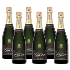 Buy & Send Crate of 6 Lanson Le Black Creation 257 Brut Champagne 75cl (6x75cl)