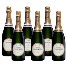 Buy & Send Crate of 6 Laurent Perrier La Cuvee Champagne 75cl (6x75cl)