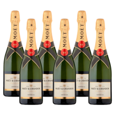 Buy & Send Crate of 6 Moet And Chandon Brut Champagne 75cl (6x75cl)