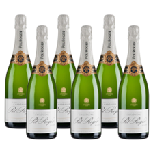 Buy & Send Crate of 6 Pol Roger Brut Reserve Champagne 75cl (6x75cl)