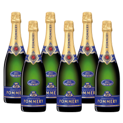 Buy & Send Crate of 6 Pommery Brut Royal Champagne 75cl (6x75cl)