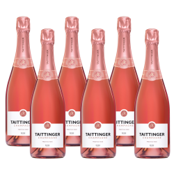 Buy & Send Crate of 6 Taittinger Rose Champagne 75cl (6x75cl)