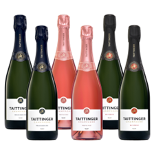 Buy & Send Crate of 6 The Taittinger Collection (6x75cl)