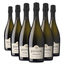 Buy & Send Case of 6 Zonin Prosecco Brut Millesimato DOC