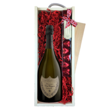 Buy & Send Dom Perignon Cuvee Prestige Brut 2013 & Chocolate Praline Hearts, Wooden Box