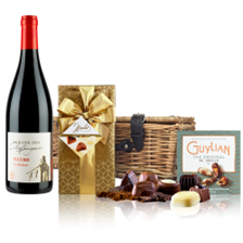 Buy & Send Domaine des Chaffangeons Fleurie La Madone Red Wine And Chocolates Hamper