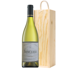 Buy & Send Domaine Doucet Paul & Fils Sancerre 75cl White Wine In Pine Wooden Gift Box