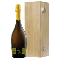 Buy & Send Drusian Spumante Dru el Cru Prosecco in Luxury Oak Box