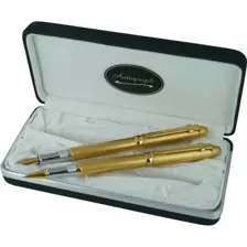 Buy & Send Goldy Fountain & Rollerball Pen Set