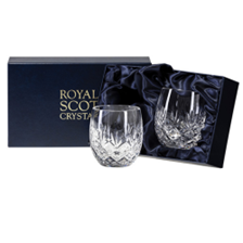 Buy & Send Royal Scot Crystal Edinburgh 2 Barrel Tumblers (Presentation Boxed)