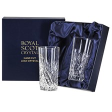 Buy & Send Royal Scot Crystal - Edinburgh 2 Tall Tumblers (Presentation Boxed)