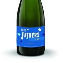 Buy & Send Personalised Champagne - Fathers Day Label