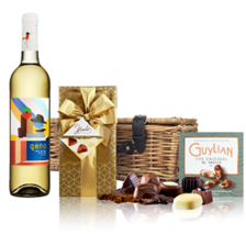 Buy & Send Fea Geno Branco Alentejo 75cl White Wine And Chocolates Hamper