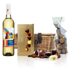 Buy & Send Fea Geno Branco Alentejo 75cl White Wine And Chocolates Hamper