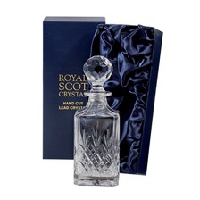 Buy & Send Royal Scot Crystal - Edinburgh Square Spirit Decanter (Presentation Boxed)