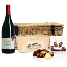 Buy & Send Fleurie Domaine du Montillet 75cl Red Wine And Chocolates Hamper