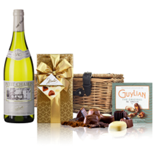 Buy & Send Gerard Tremblay Chablis Premier Cru 75cl White Wine And Chocolates Hamper