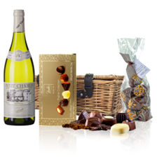 Buy & Send Gerard Tremblay Chablis Premier Cru 75cl White Wine And Chocolates Hamper