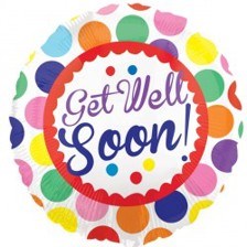 Buy & Send Get Well Soon Helium Balloon