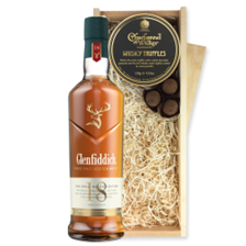 Buy & Send Glenfiddich 18 Year OldSingle Malt Whisky And Whisky Charbonnel Truffles Chocolate Box
