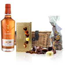 Buy & Send Glenfiddich 21 Year Old Gran Reserve Whisky 70cl And Chocolates Hamper