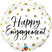 Buy & Send Happy Engagement Helium Balloon