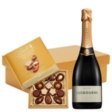 Buy & Send Gusbourne Brut Reserve ESW 75cl And Lindt Swiss Chocolates Hamper