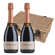 Buy & Send Gusbourne Rose English Sparkling 75cl Twin Hamper (2x75cl)