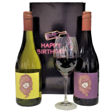 Buy & Send Happy Birthday Wine Duo