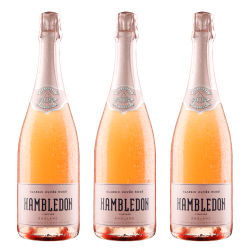 Buy & Send Hambledon Classic Cuvee Rose English Sparkling Wine 75cl Treble Wine Set