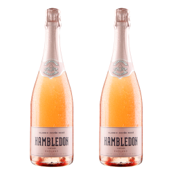 Buy & Send Hambledon Classic Cuvee Rose English Sparkling Wine 75cl Twin Set
