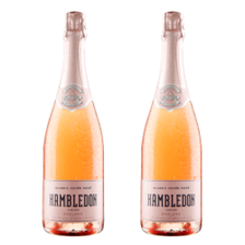 Buy & Send Hambledon Classic Cuvee Rose English Sparkling Wine 75cl Twin Set